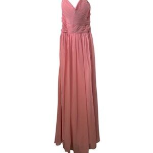 Bridesmaid Wedding Formal Strapless Gown large